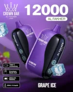 Vozolvapen Al Fakher Cloud Box 12.000 Züge, Geschmack „Grape Ice“, Einweg-E-Zigarettengerät aus dem EU-Lager