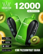 Vozolvapen Al Fakher Cloud Box 12.000 Züge, Geschmack: Kiwi, Passionsfrucht, Guave, Einweg-E-Zigarette aus dem EU-Lager