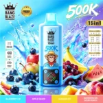 Vozolvapen Bang Blaze 500k, 500.000 Züge, 15-in-1-Vape-Geschmacksgruppe 01: Blaubeere, Eis, Apfel, Traube, Banane, Wassermelone, Sour Pe – Details