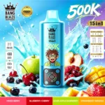 Vozolvapen Bang Blaze 500k 500.000 Züge 15-in-1-Vape-Aromengruppe 05 Gemischte Beeren, Heidelbeere, Kirsche, saurer Apfel, Himbeere – Details