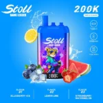 Vozolvapen Bang Leader Stoll 200k 200.000 Züge 3-in-1-E-Zigarette mit drei Geschmacksrichtungen: Blaubeere, Eis, Zitrone-Limette, Erdbeere, Wassermelone