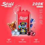 Vozolvapen Bang Leader Stoll 200k 200.000 Züge 3-in-1-Vape mit drei Geschmacksrichtungen: Cola, Ice Energy Drink und Kirsche – Display-Verpackung