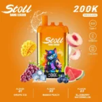 Vozolvapen Bang Leader Stoll 200k 200.000 Züge 3-in-1-Vape mit drei Geschmacksrichtungen: Traube, Eis, Mango, Pfirsich, Heidelbeere, Wassermelone, Disp