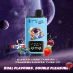 Vozolvapen Ets Dual Galaxy 30.000 Züge – Geschmacksrichtungen: Blaubeere, Kirsche, Cranberry, Erdbeere, Himbeere, Eis – Ausstellungsware – Lager in der EU