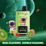 Vozolvapen Ets Dual Galaxy 30.000 Züge, Kiwi-Guave-Erdbeer-Geschmack, Display, EU-Lager