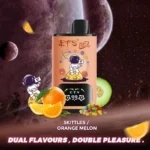 Vozolvapen Ets Dual Galaxy 30.000 Züge, Geschmack „Skittles Orange Melon“, Display, EU-Lager