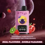 Vozolvapen Ets Dual Galaxy 30.000 Züge, Erdbeer-Granatapfel-Kiwi-Saft-Geschmack, Ausstellungsstück, EU-Lager