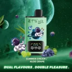 Vozolvapen Ets Dual Galaxy 30.000 Züge „Summer Dream“ mit Aloe-Trauben-Geschmack, Display, EU-Lager