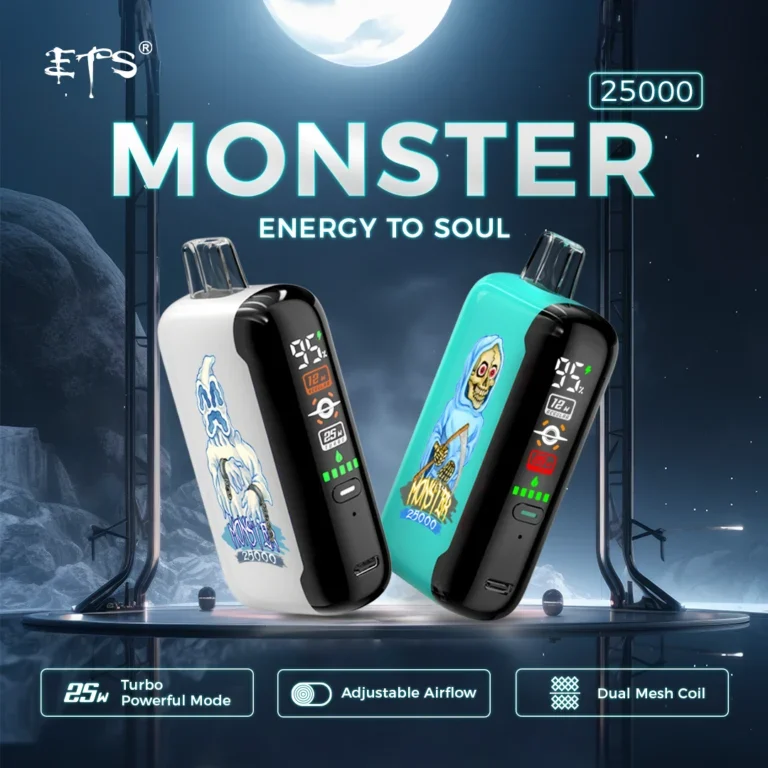 vozolvapen-ets-monster-25000-puffs-dual-mode-adjustable-airflow-product-hero-eu-warehouse Vozolvapen Ets Monster 25.000 Züge, Dual-Modus, einstellbarer Luftstrom, Top-Produkt, Lager in der EU, Einweg-E-Zigarette
