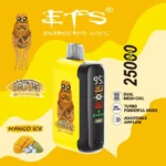Vozolvapen Ets Monster 25.000 Züge, Geschmack „Mango Ice“, Display, EU-Lager