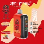 Vozolvapen Ets Monster 25.000 Züge, Erdbeer-Himbeer-Kirsch-Geschmack, Display, EU-Lager