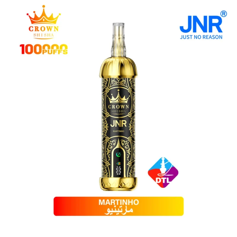 Vozolvapen Jnr Crown Shisha 100.000 Züge, Geschmacksauswahl Cs02 Martinho 02, Lager in der EU