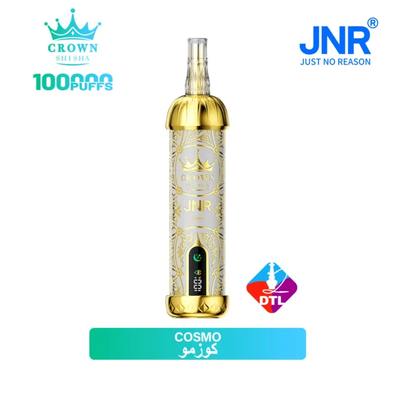 Vozolvapen Jnr Crown Shisha 100.000 Züge, Geschmacksauswahl, Display, Cs04, Cosmo 04, EU-Lager