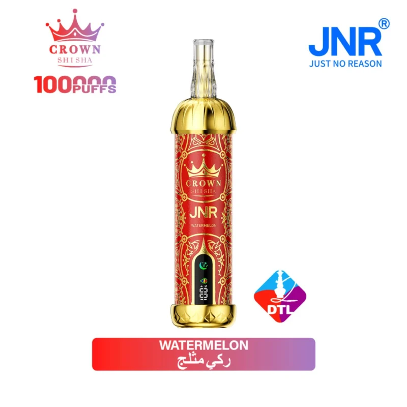 Vozolvapen Jnr Crown Shisha 100.000 Züge, Geschmacksrichtung „Cs07 Wassermelone 07“, EU-Lager