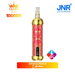 Vozolvapen Jnr Crown Shisha 100.000 Züge, Geschmacksauswahl Cs14 Mango-Pfirsich, 14, EU-Lager