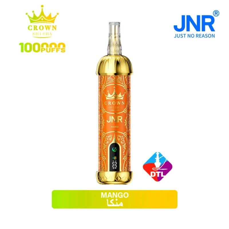 Vozolvapen Jnr Crown Shisha 100.000 Züge, Geschmacksauswahl Cs17 Mango 17, EU-Lager