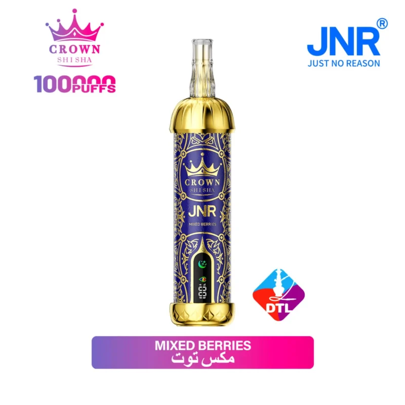Vozolvapen Jnr Crown Shisha 100.000 Züge, Geschmacksmischung „Mixed Berries“ 01, EU-Lager