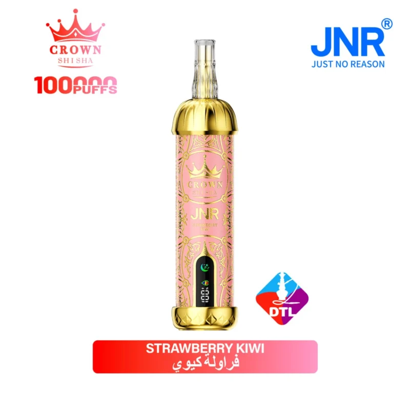Vozolvapen Jnr Crown Shisha 100.000 Züge, Geschmacksauswahl Erdbeere-Kiwi, 15 EU-Lager