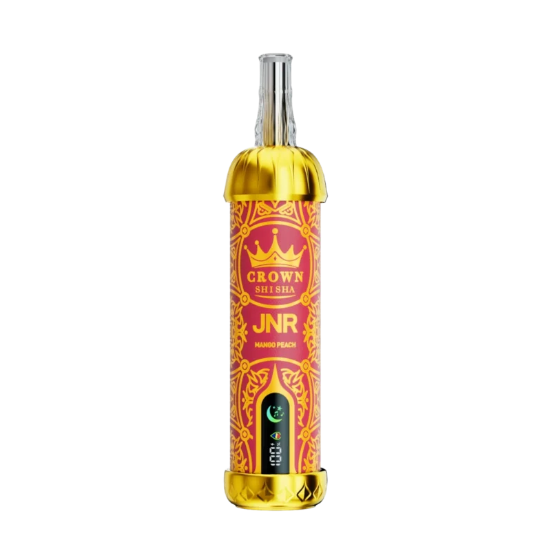 Vozolvapen Jnr Crown Shisha 100.000 Züge – Produktansicht von vorne – Mango-Pfirsich 08 – EU-Lager – Einweg-E-Zigarette