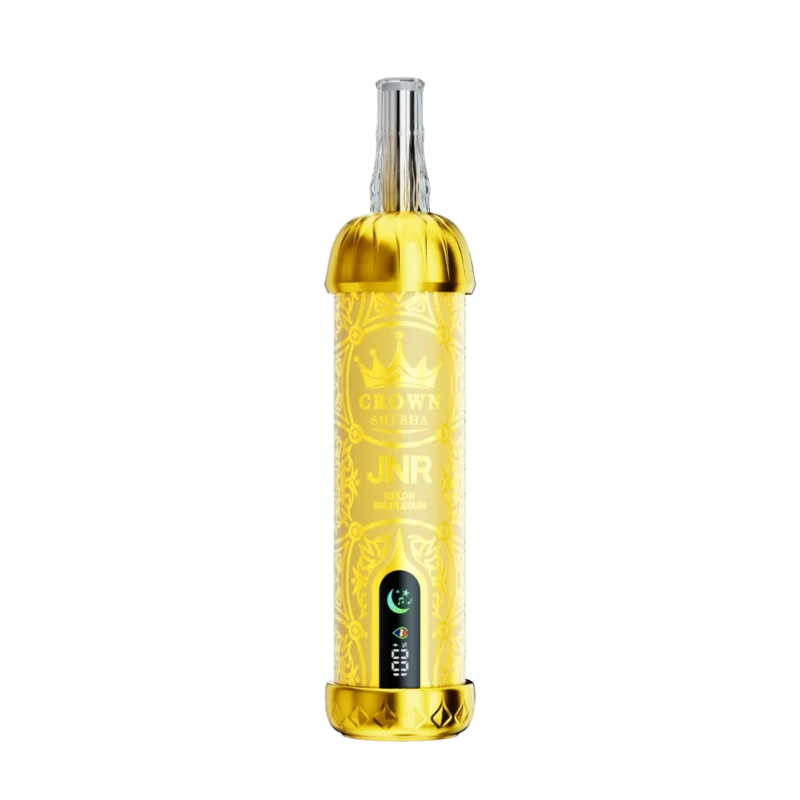 Vozolvapen Jnr Crown Shisha 100.000 Züge – Produktansicht von vorne – Melone & Kaugummi – 11 EU-Lager – Einweg-E-Zigarettengerät