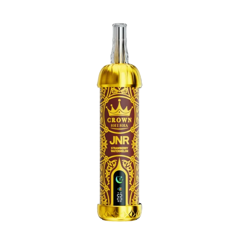 Vozolvapen Jnr Crown Shisha 100.000 Züge – Produktansicht von vorne – Erdbeere-Wassermelone – 18 EU-Lager – Einweg-E-Zigaretten-Gerät