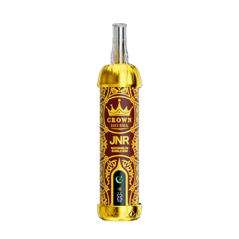 Vozolvapen Jnr Crown Shisha 100.000 Züge – Produktansicht von vorne – Wassermelone-Kaugummi – 19 EU-Lager – Einweg-E-Zigarettengerät