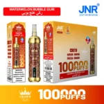 Vozolvapen Jnr Crown Shisha 100.000 Züge, mittlere Packung, 11 Wassermelone-Bubblegum, 03 EU-Lager, Einweg-E-Zigarettengerät