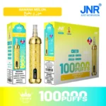 Vozolvapen Jnr Crown Shisha 100.000 Züge, mittlere Packung, 12 Banana Melon, 04, EU-Lager, Einweg-E-Zigarettengerät