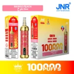 Vozolvapen Jnr Crown Shisha 100.000 Züge, mittlere Packung, 14 Mango-Pfirsich, 06, EU-Lager, Einweg-E-Zigarette