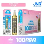 Vozolvapen Jnr Crown Shisha 100.000 Züge, mittlere Packung, 16 Bubblegum, 08, EU-Lager, Einweg-E-Zigaretten-Gerät