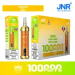 Vozolvapen Jnr Crown Shisha 100.000 Züge, mittlere Packung, 17 Mango, 09, EU-Lager, Einweg-E-Zigarettengerät