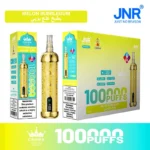 Vozolvapen Jnr Crown Shisha 100.000 Züge, mittlere Packung, 19 Melon Bubblegum, 11 EU-Lager, Einweg-E-Zigarettengerät