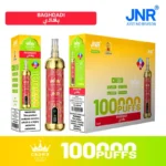 Vozolvapen Jnr Crown Shisha 100.000 Züge, mittlere Packung, 20 Baghdadi 13, EU-Lager, Einweg-Vape-Gerät