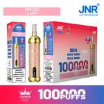 Vozolvapen Jnr Crown Shisha 100.000 Züge, mittlere Packungsgröße, 3 englische 14, EU-Lager, Einweg-Vape-Gerät