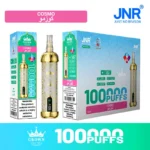 Vozolvapen Jnr Crown Shisha 100.000 Züge, mittlere Packung, 4 Cosmo 15, EU-Lager, Einweg-E-Zigarettengerät