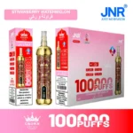 Vozolvapen Jnr Crown Shisha 100.000 Züge, mittlere Packungsgröße, 6 Stück, Erdbeere-Wassermelone, 17 EU-Lager, Einweg-E-Zigarettengerät