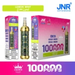 Vozolvapen Jnr Crown Shisha 100.000 Züge, mittlere Packungsgröße, Zitronen-Minze, 19 Euro, Lagerware, Einweg-E-Zigarettengerät