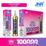 Vozolvapen Jnr Crown Shisha 100.000 Züge, mittlere Packungsgröße, Mixed Berries 01, EU-Lager, Einweg-E-Zigarettengerät