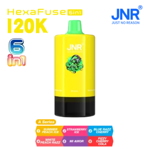 Vozolvapen Jnr Hexafuse 6-in-1, 120.000 Züge, Geschmacksauswahl, Serie A, 01, EU-Lager