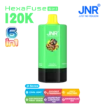 Vozolvapen Jnr Hexafuse 6-in-1, 120.000 Züge, Geschmacksauswahl, D-Serie 04, EU-Lager