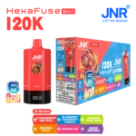 Vozolvapen Jnr Hexafuse 6-in-1, 120.000 Züge, mittlere Verpackung, Serie B 02, EU-Lager, Einweg-E-Zigarettengerät
