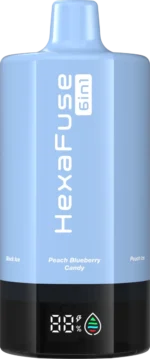 Vozolvapen Jnr Hexafuse 6-in-1, 120.000 Züge – Produktgrafik, Marketingbild 01 – Einweg-E-Zigaretten-Gerät aus dem EU-Lager