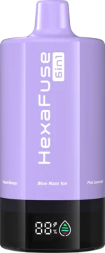 Vozolvapen Jnr Hexafuse 6-in-1, 120.000 Züge – Produktgrafik, Marketingbild 07, EU-Lager, Einweg-E-Zigarettengerät