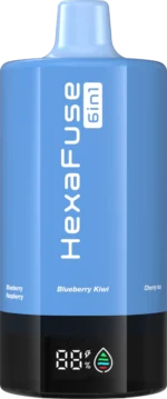 Vozolvapen Jnr Hexafuse 6-in-1, 120.000 Züge – Produktgrafik, Marketingbild, 15 EU-Lager, Einweg-E-Zigarettengerät