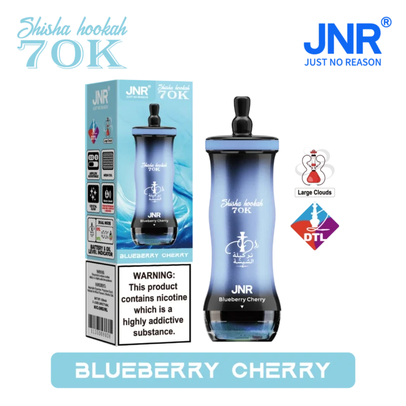 Vozolvapen Jnr Shisha Hookah 700.000 Züge, kleine Packung, Blaubeere-Kirsche, 02, EU-Lager, Einweg-E-Zigarettengerät