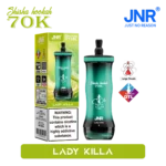 Vozolvapen Jnr Shisha Hookah 700.000 Züge, kleine Packung, Lady Killa 08, EU-Lager, Einweg-E-Zigarettengerät