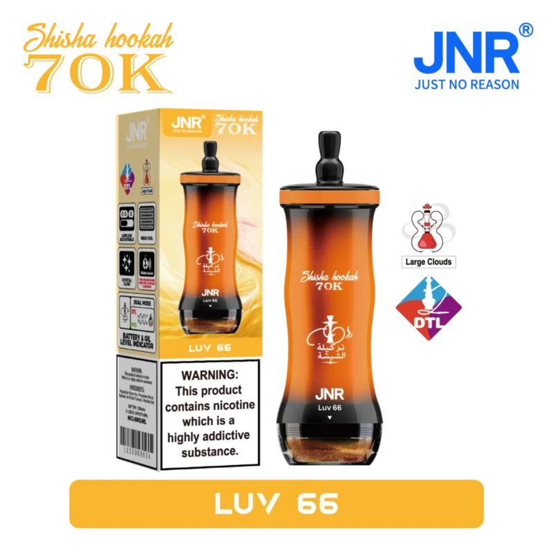 Vozolvapen Jnr Shisha Hookah 70.000 Züge, kleine Packung, Luv 66, 11, EU-Lager, Einweg-E-Zigaretten-Gerät