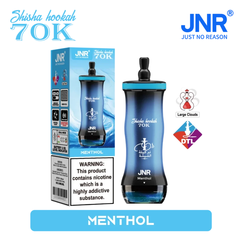 Vozolvapen Jnr Shisha Hookah 700.000 Züge, kleine Packung, Menthol, 13 EU-Lager, Einweg-E-Zigarettengerät