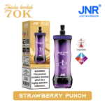 Vozolvapen Jnr Shisha Hookah 70.000 Züge, kleine Packung, Strawberry Punch, 18 EU-Lager, Einweg-E-Zigarettengerät
