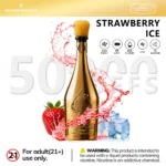 Vozolvapen Solaris Champagne 50k, 50.000 Züge, 2 Prozent Nikotin, Erdbeer-Eis, EU-Lager, Einweg-E-Zigarette